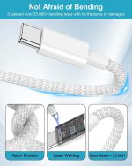 Câble Chargeur USB-C en Nylon Tressé